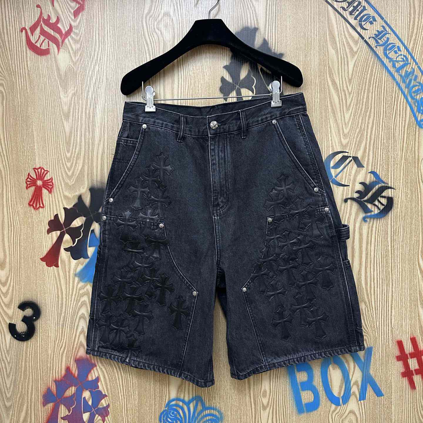 Chrome Hearts Denim Shorts - DesignerGu