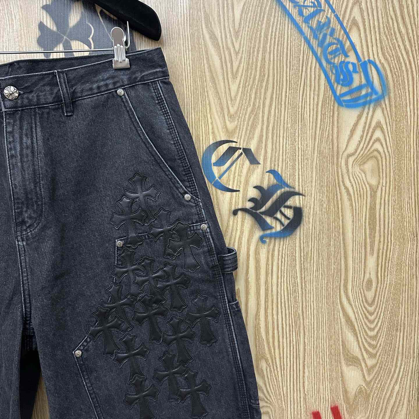 Chrome Hearts Denim Shorts - DesignerGu
