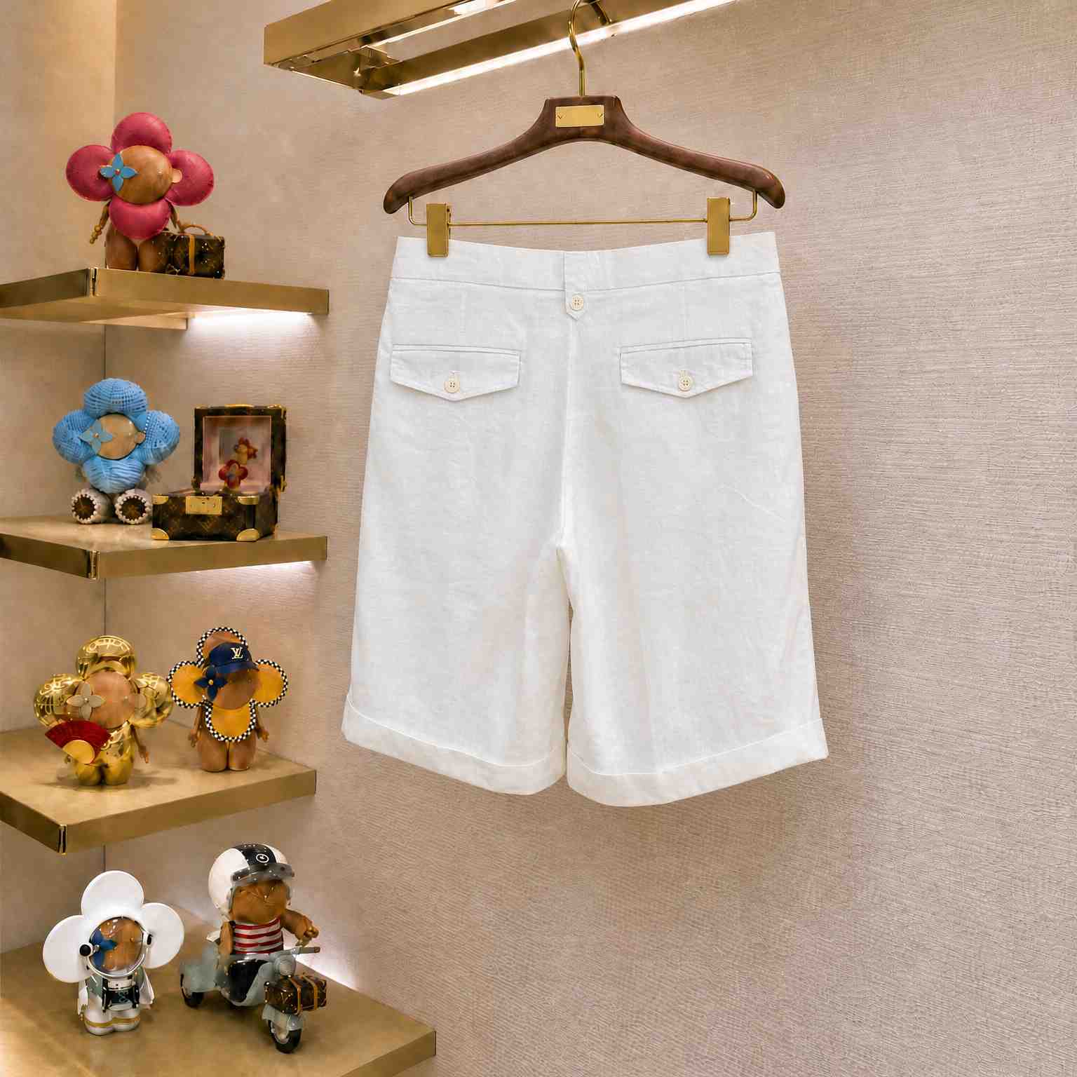 Loro Piana Linen Shorts - DesignerGu
