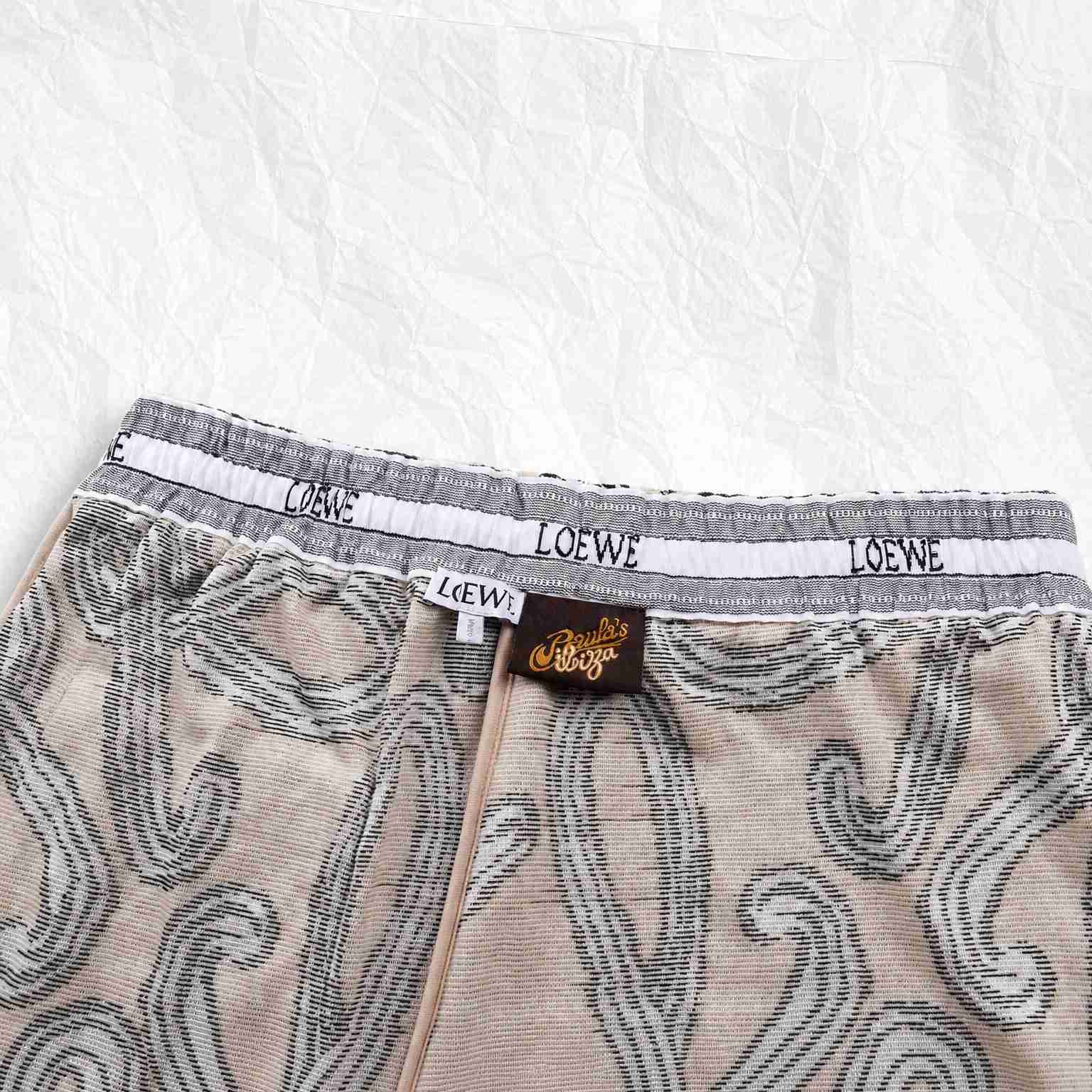 Loewe Shorts In Jacquard Terry - DesignerGu