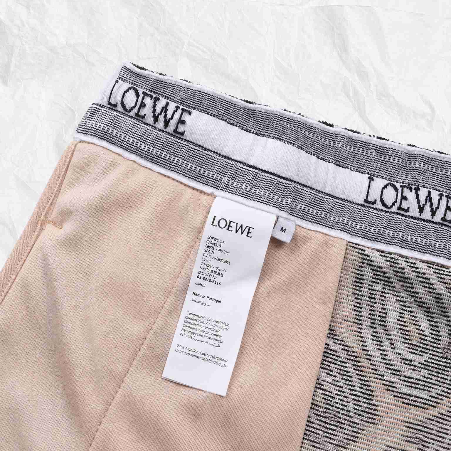 Loewe Shorts In Jacquard Terry - DesignerGu