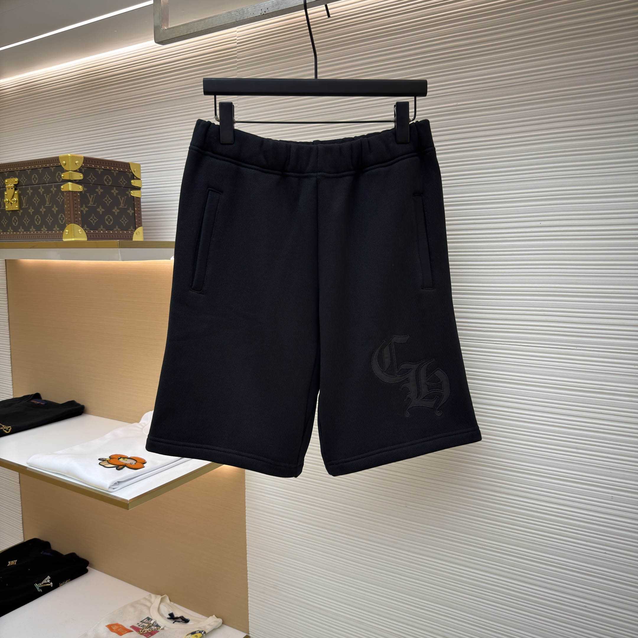 Chrome Hearts 711 Nylon CH Sweatshorts 'Black' - DesignerGu
