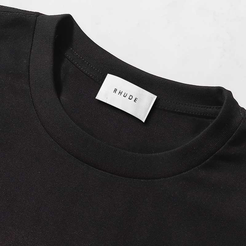 Rhude Pit Stop Tee 'Black' - DesignerGu