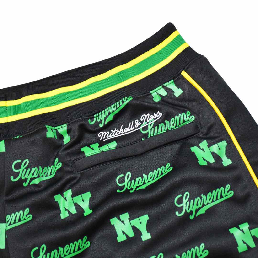 Supreme x Mitchell & Ness Monogram Short 'Black' - DesignerGu