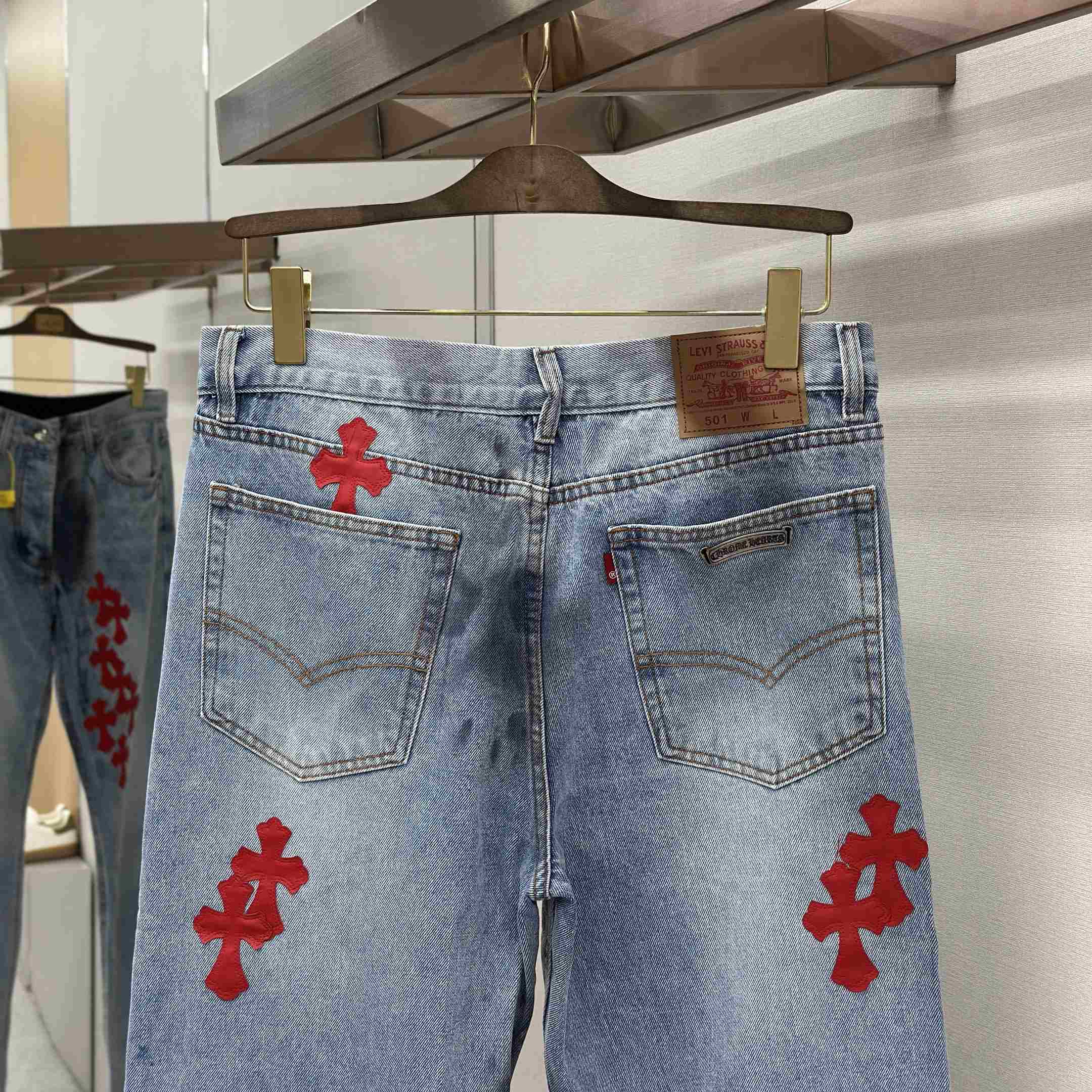 Chrome Hearts Jeans - DesignerGu