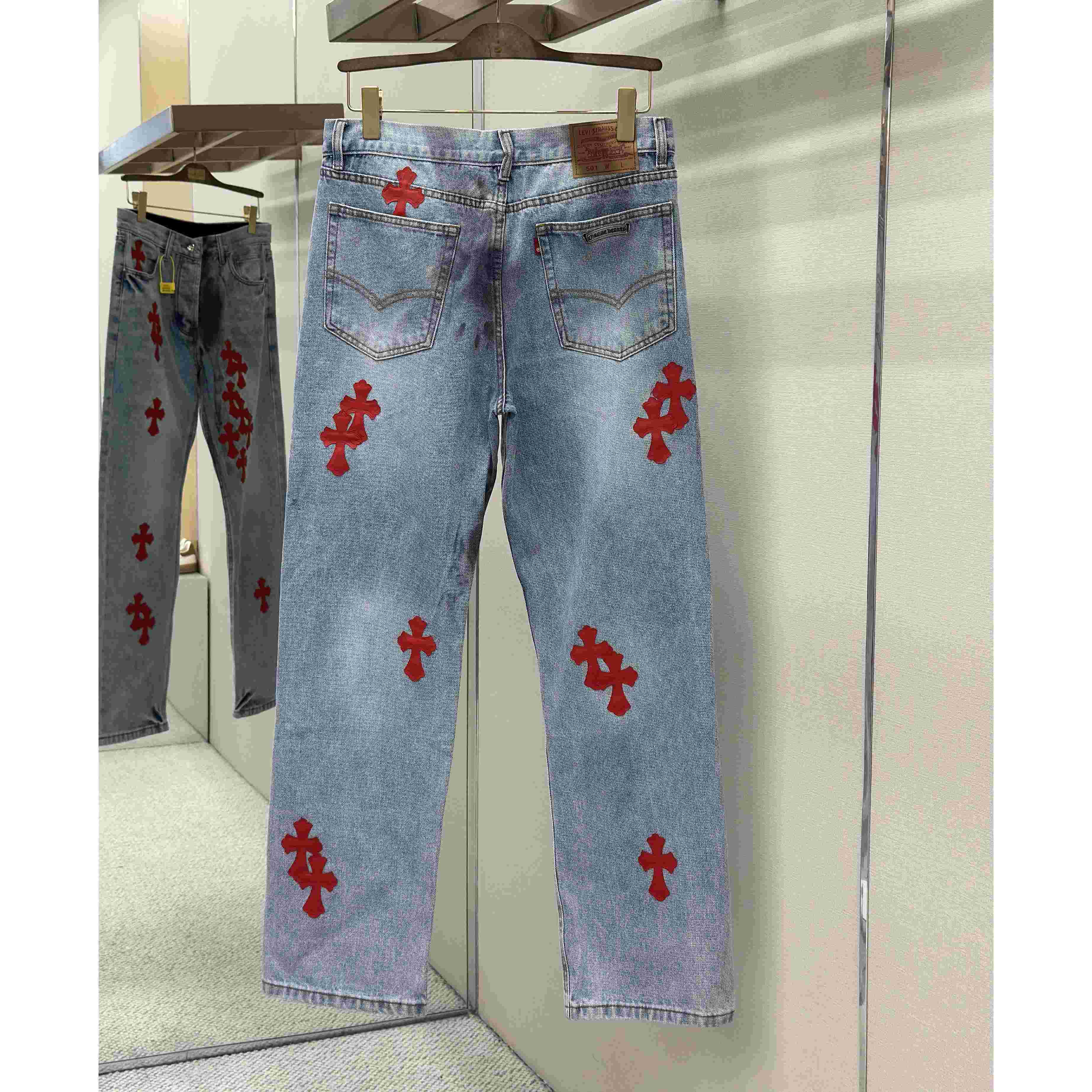 Chrome Hearts Jeans - DesignerGu
