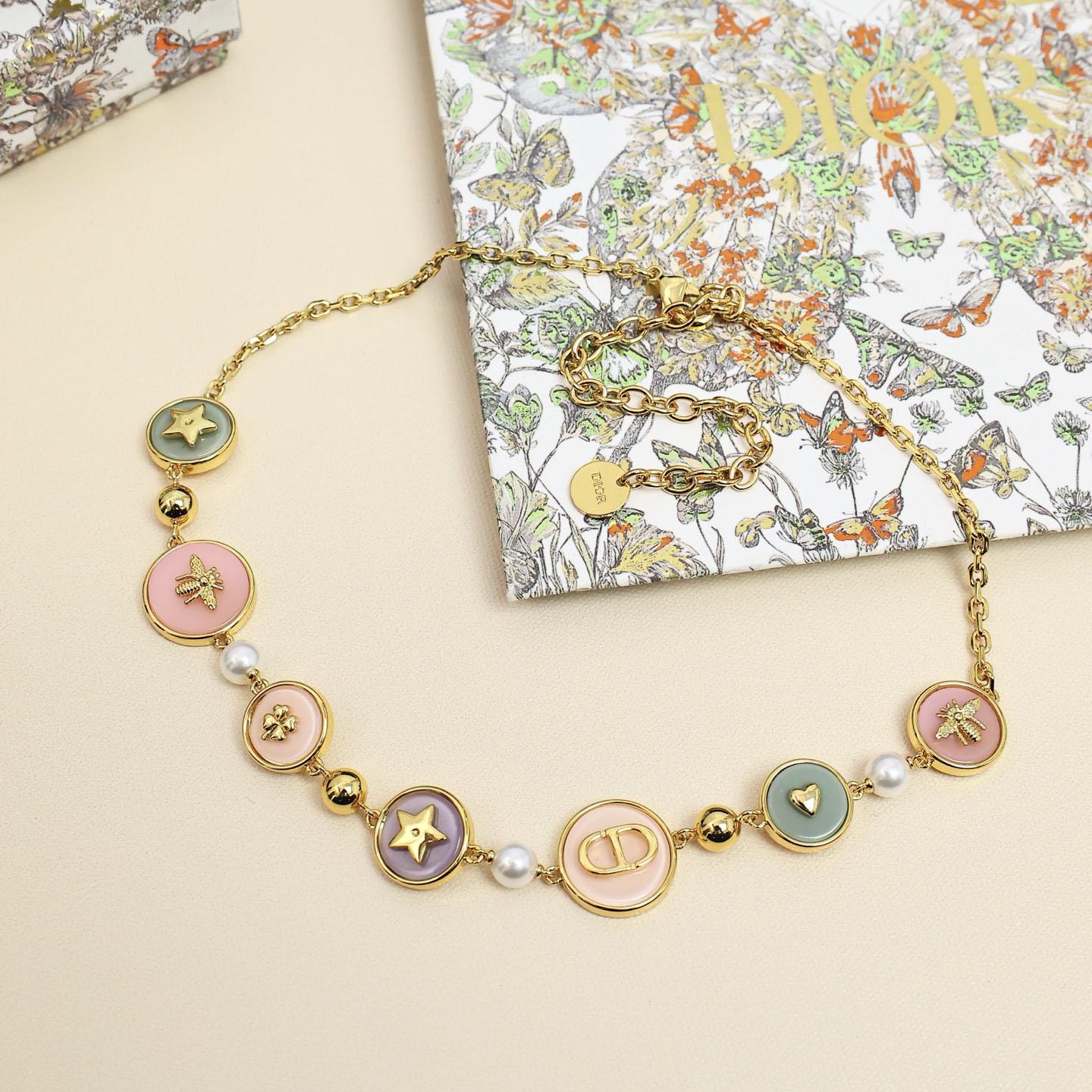 Dior D-Luck Short Necklace  - DesignerGu