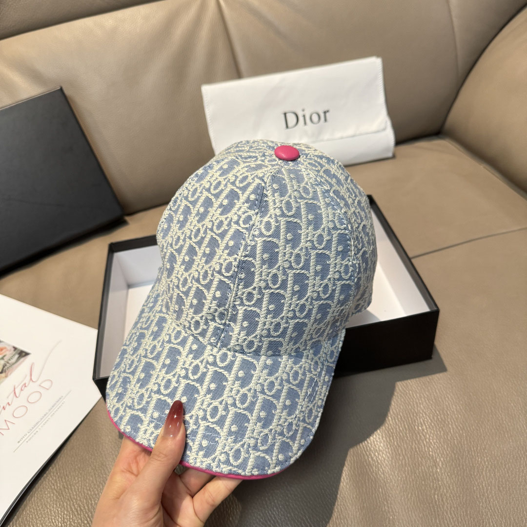Dior Oblique D-Player Cap - DesignerGu