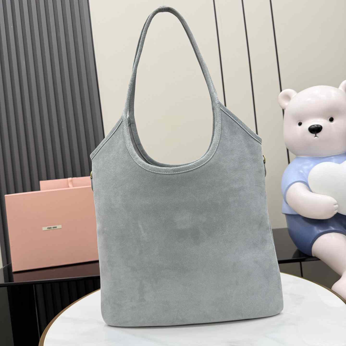 Miu Miu Ivy Suede Bag 5BG231 - DesignerGu