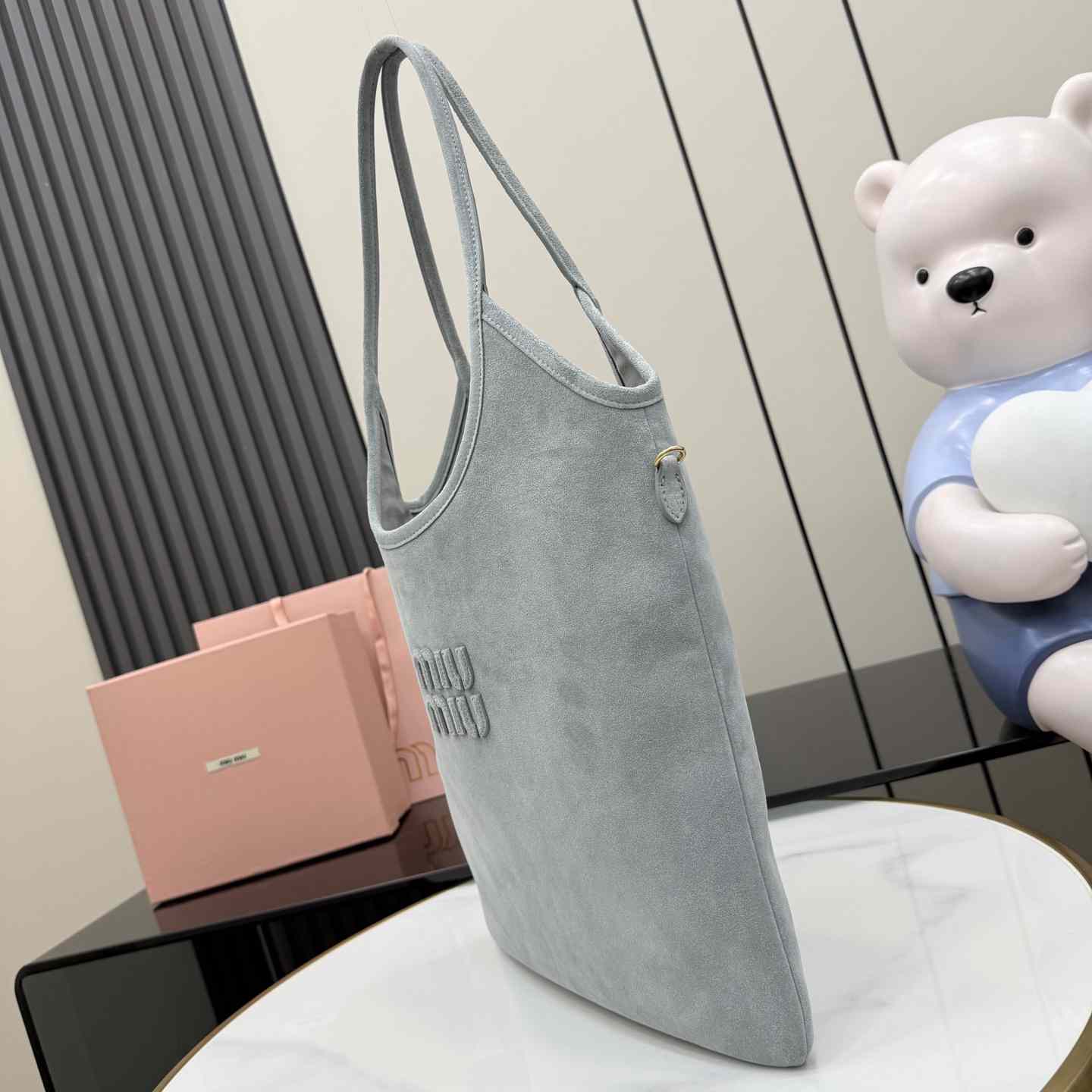 Miu Miu Ivy Suede Bag 5BG231 - DesignerGu