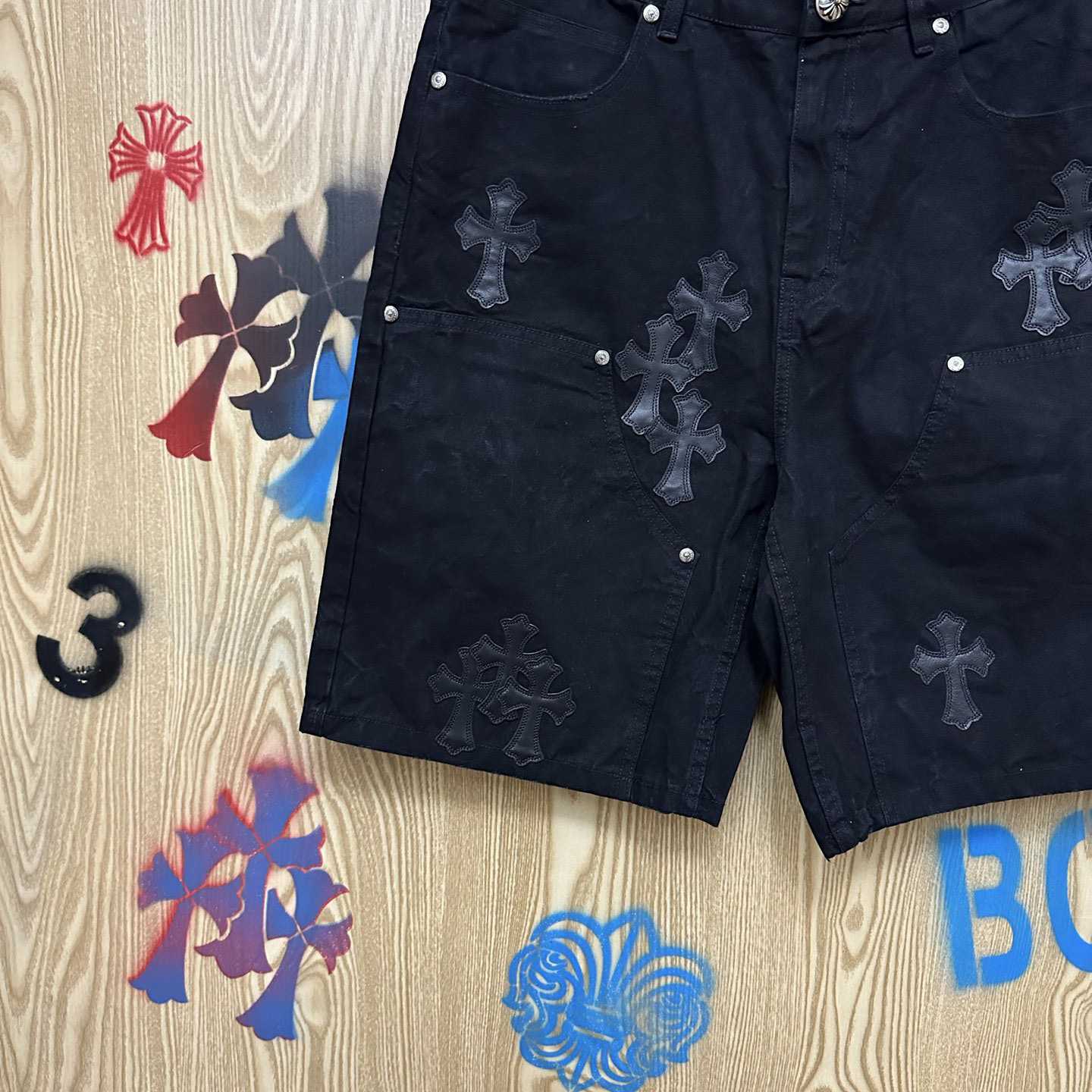 Chrome Hearts Denim Shorts - DesignerGu