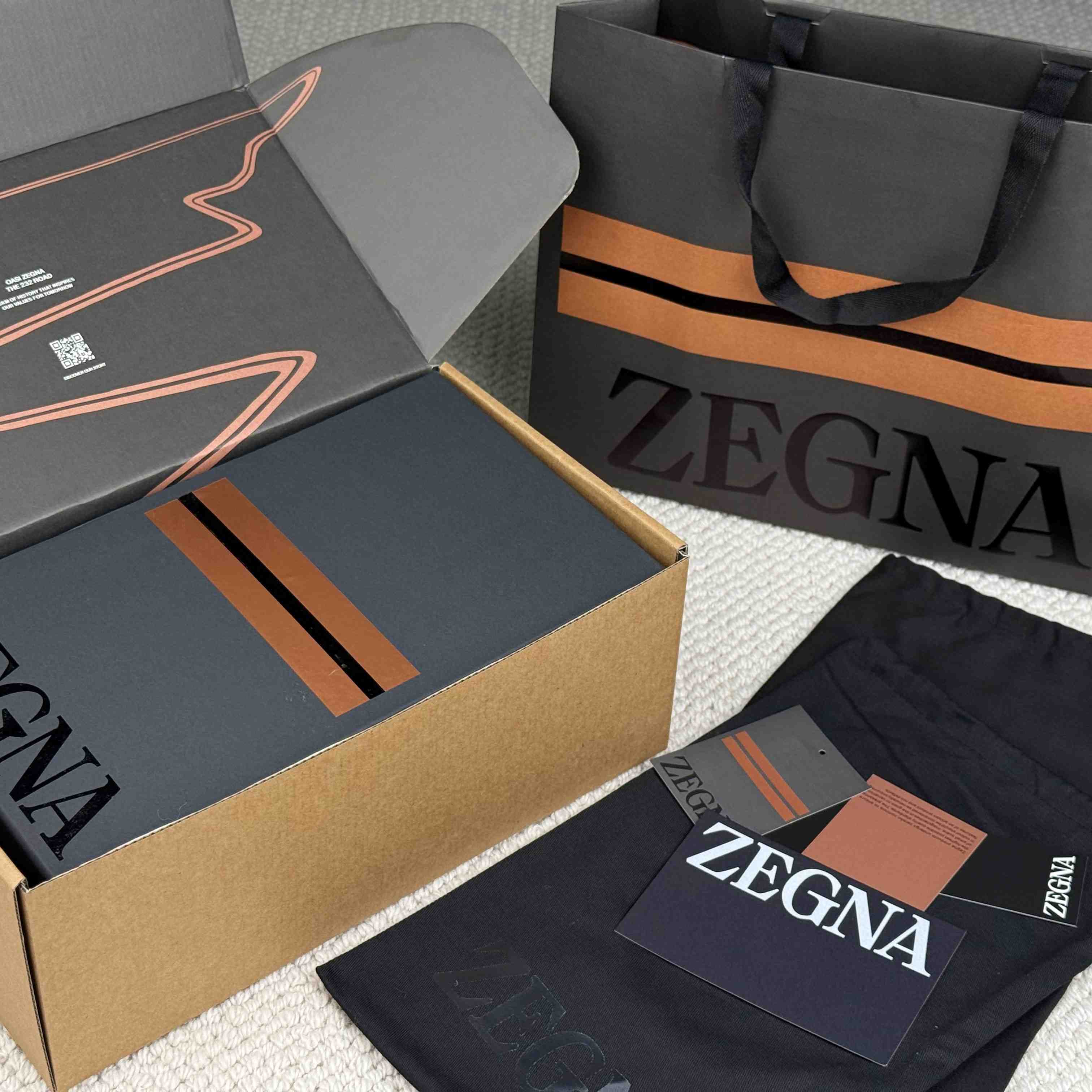 Zegna Triple Stitch Calfskin Sneaker - DesignerGu