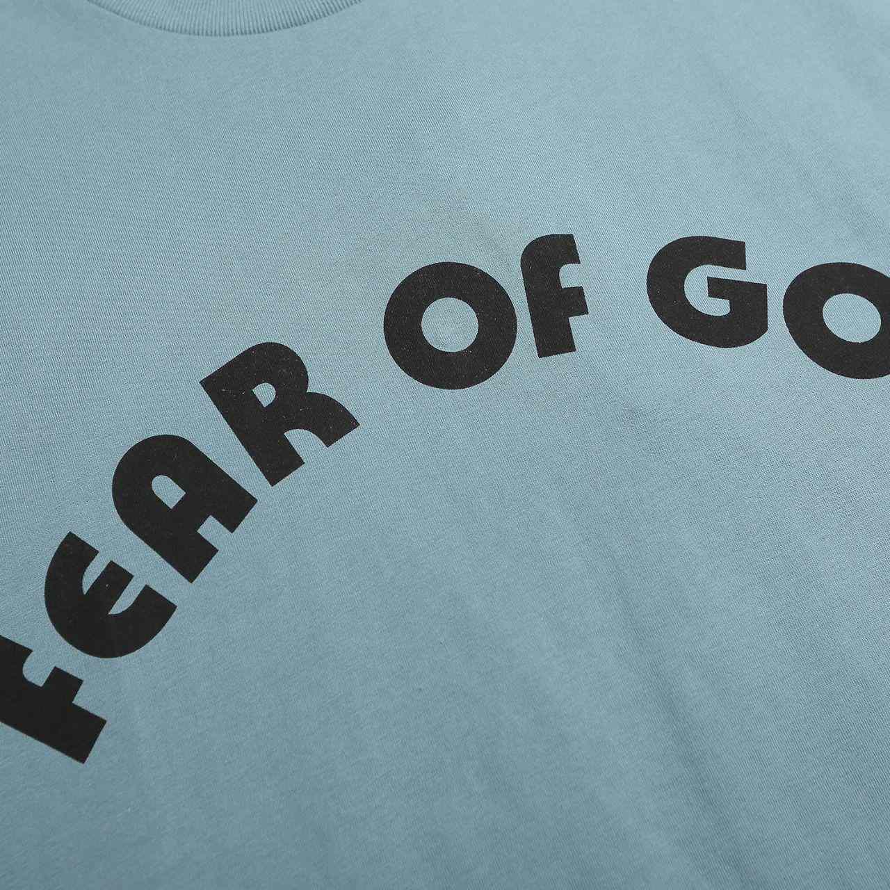 Fear Of God Blue 'Fear Of God 26' T-shirt - DesignerGu