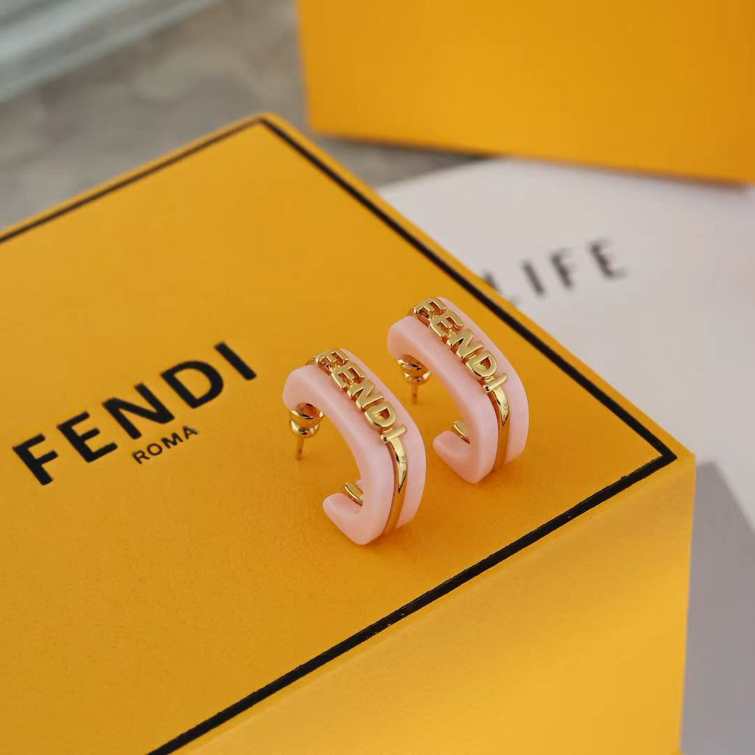 Fendi Fendigraphy Earrings - DesignerGu