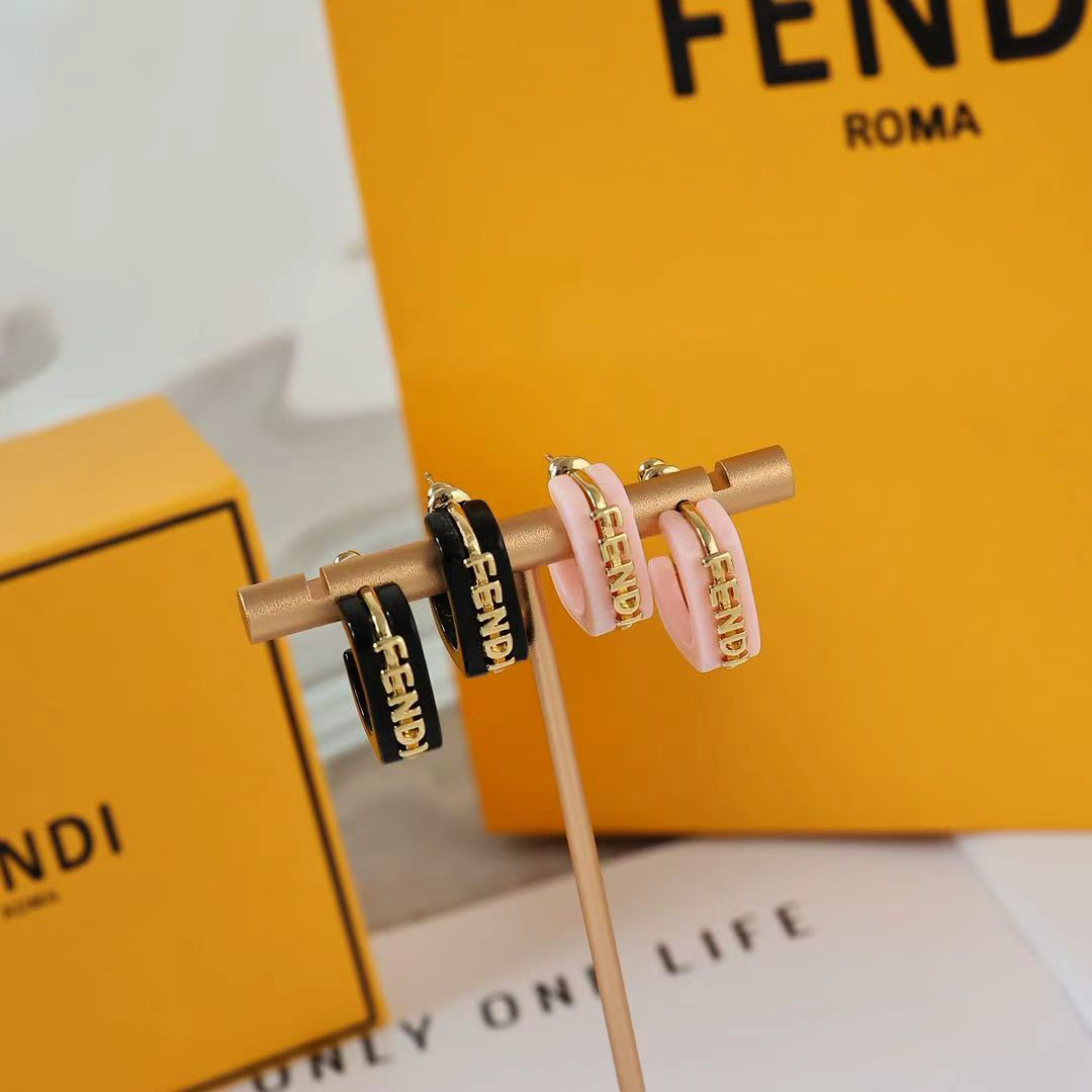 Fendi Fendigraphy Earrings - DesignerGu