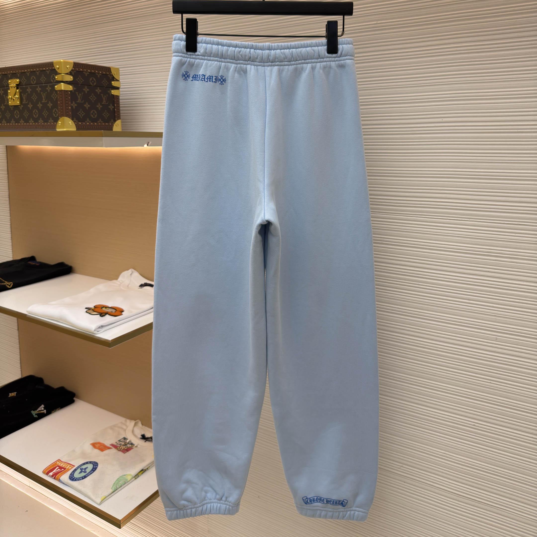 Chrome Hearts Miami Exclusive Blue Dagger Sweatpants - DesignerGu