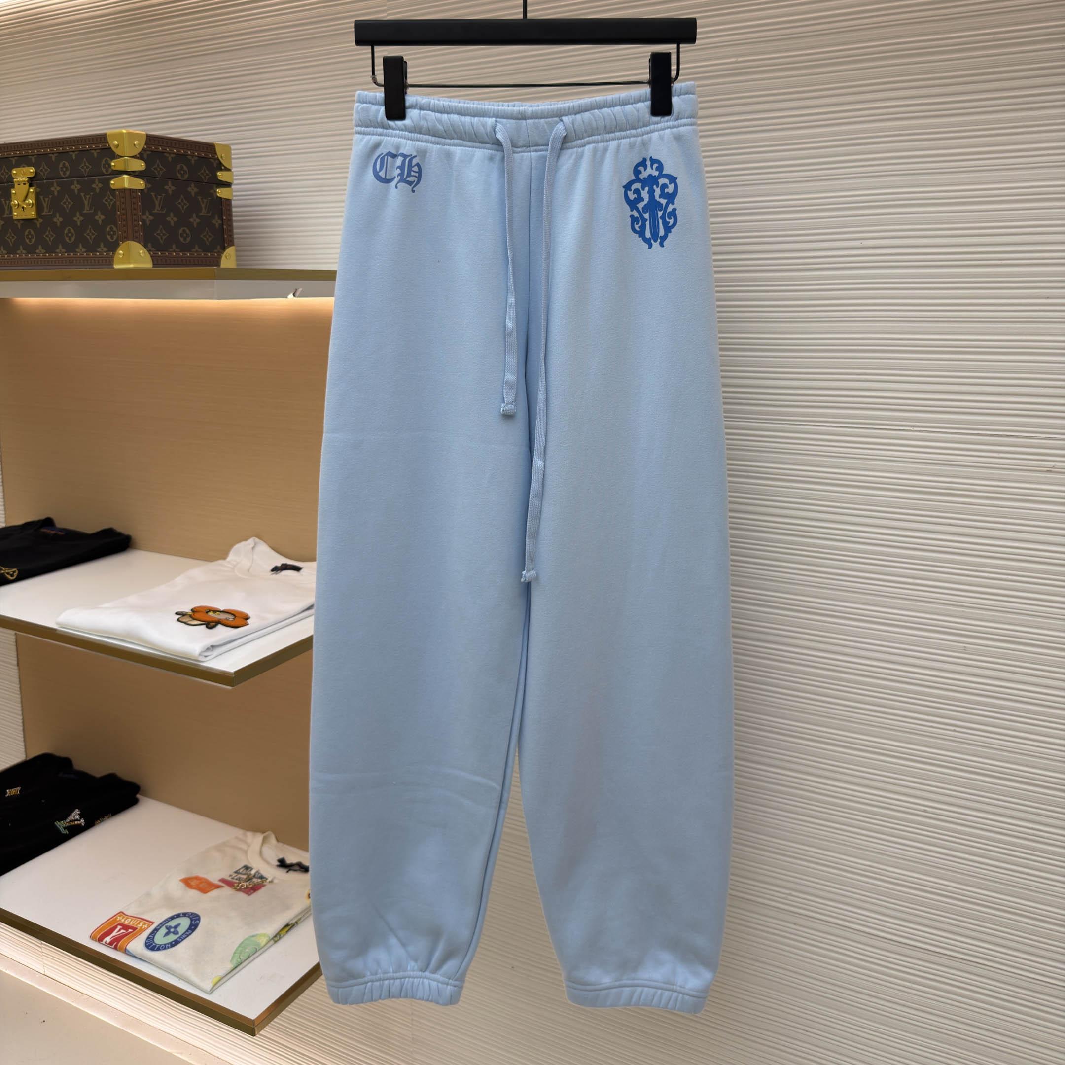 Chrome Hearts Miami Exclusive Blue Dagger Sweatpants - DesignerGu