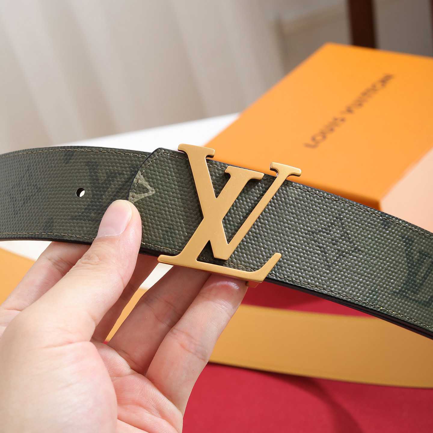 Louis Vuitton LV Initiales Monogram Surplus 40mm Belt - DesignerGu