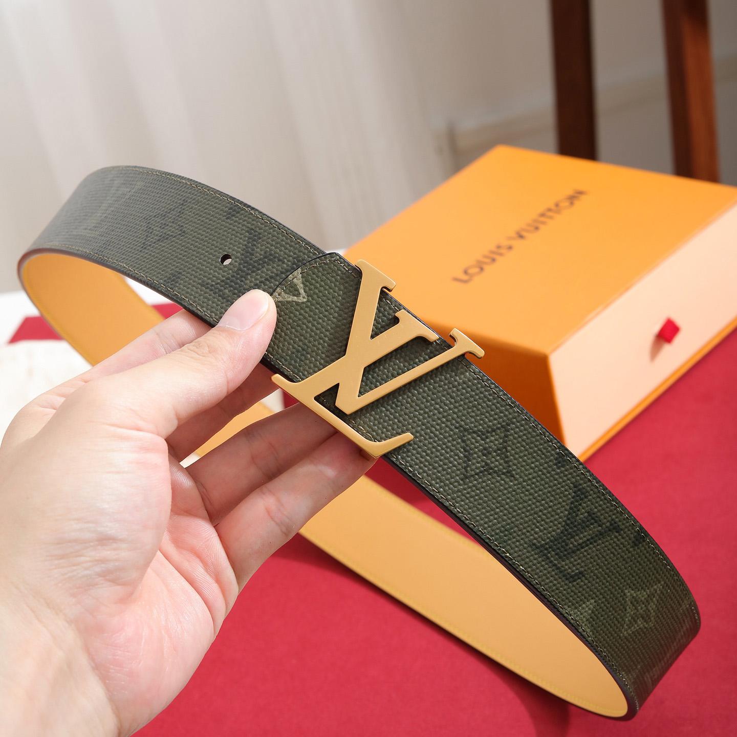 Louis Vuitton LV Initiales Monogram Surplus 40mm Belt - DesignerGu