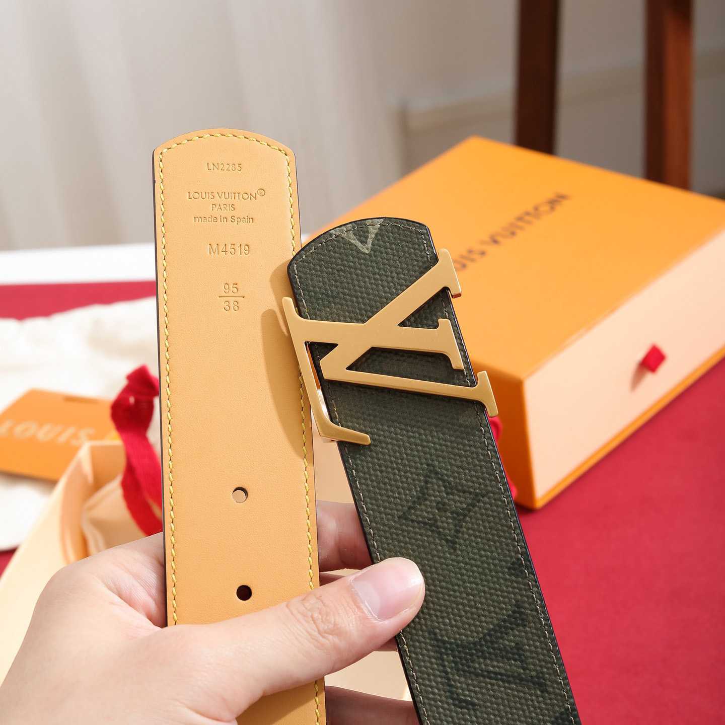Louis Vuitton LV Initiales Monogram Surplus 40mm Belt - DesignerGu