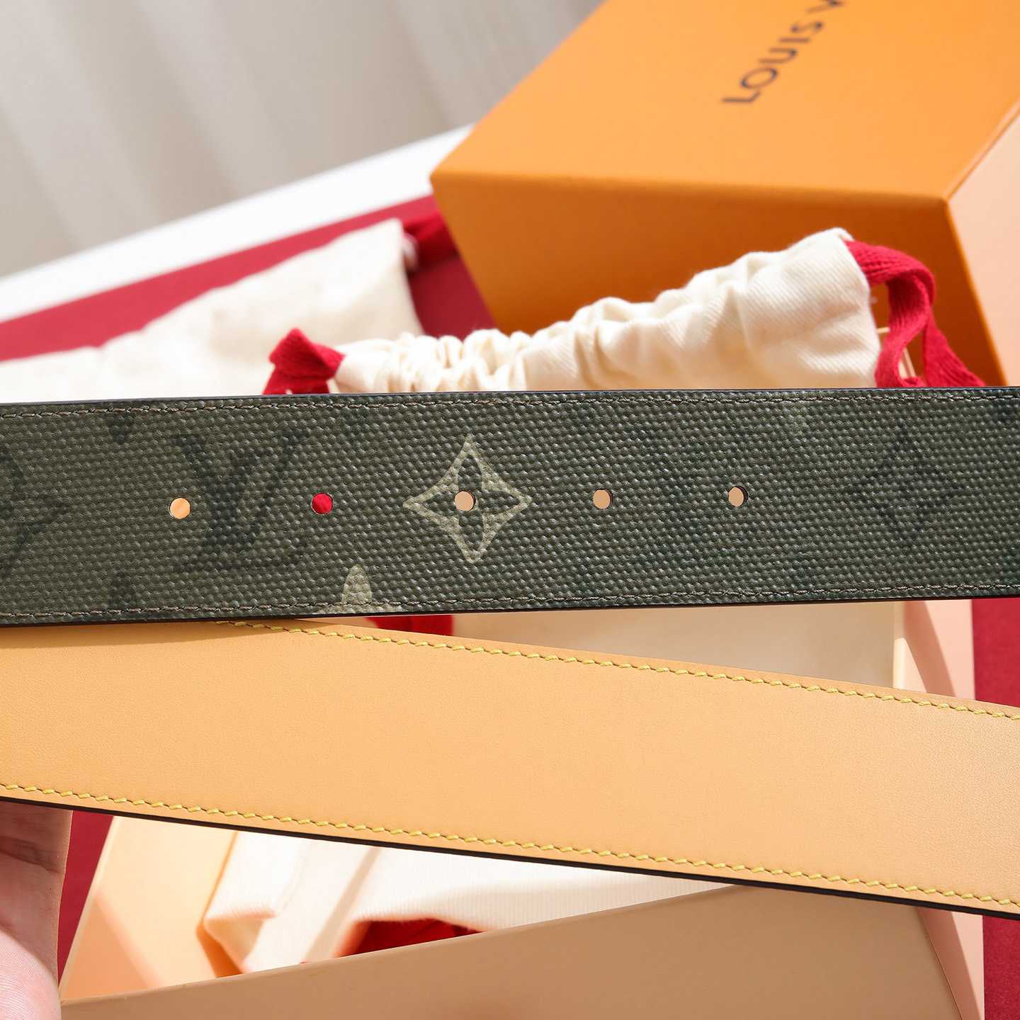 Louis Vuitton LV Initiales Monogram Surplus 40mm Belt - DesignerGu