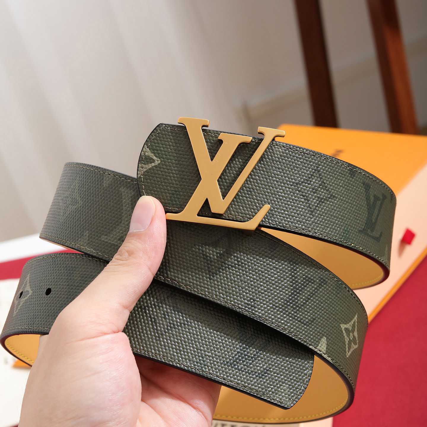 Louis Vuitton LV Initiales Monogram Surplus 40mm Belt - DesignerGu