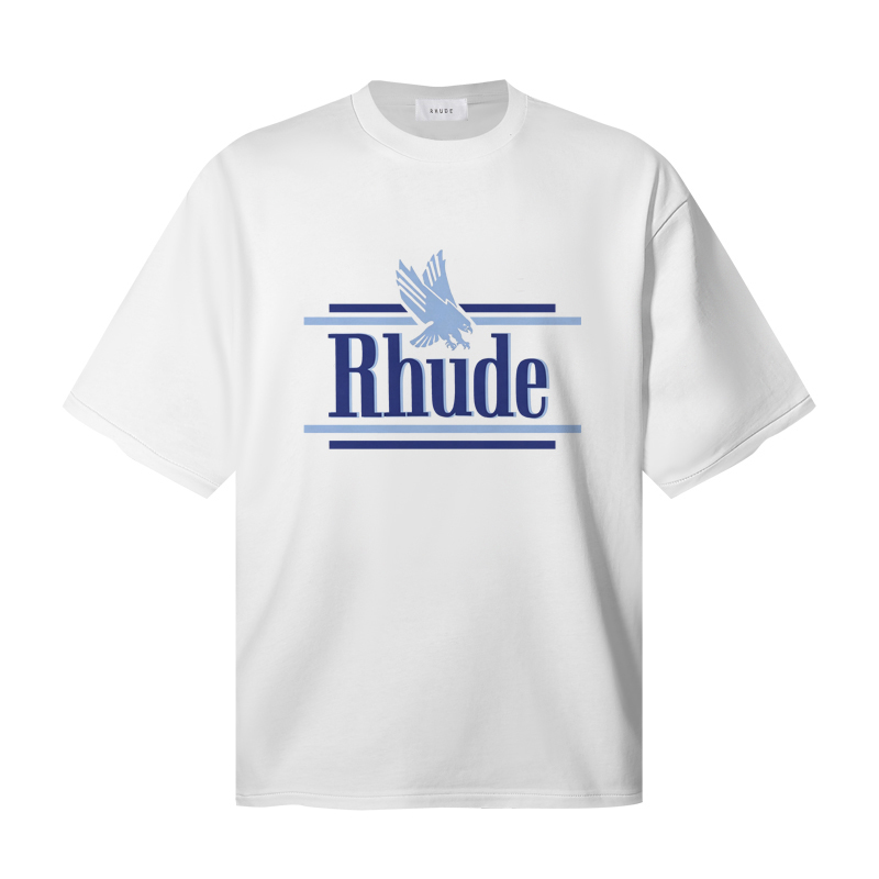 Rhude Rossa Tee  'White' - DesignerGu