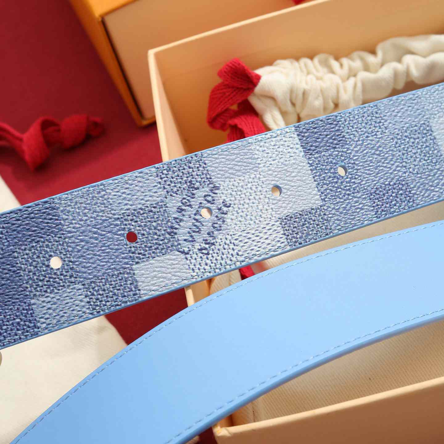 Louis Vuitton LV Initiales Damoflage 40mm Reversible Belt  - DesignerGu