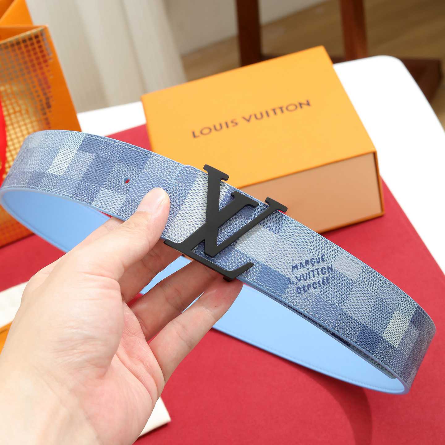 Louis Vuitton LV Initiales Damoflage 40mm Reversible Belt  - DesignerGu