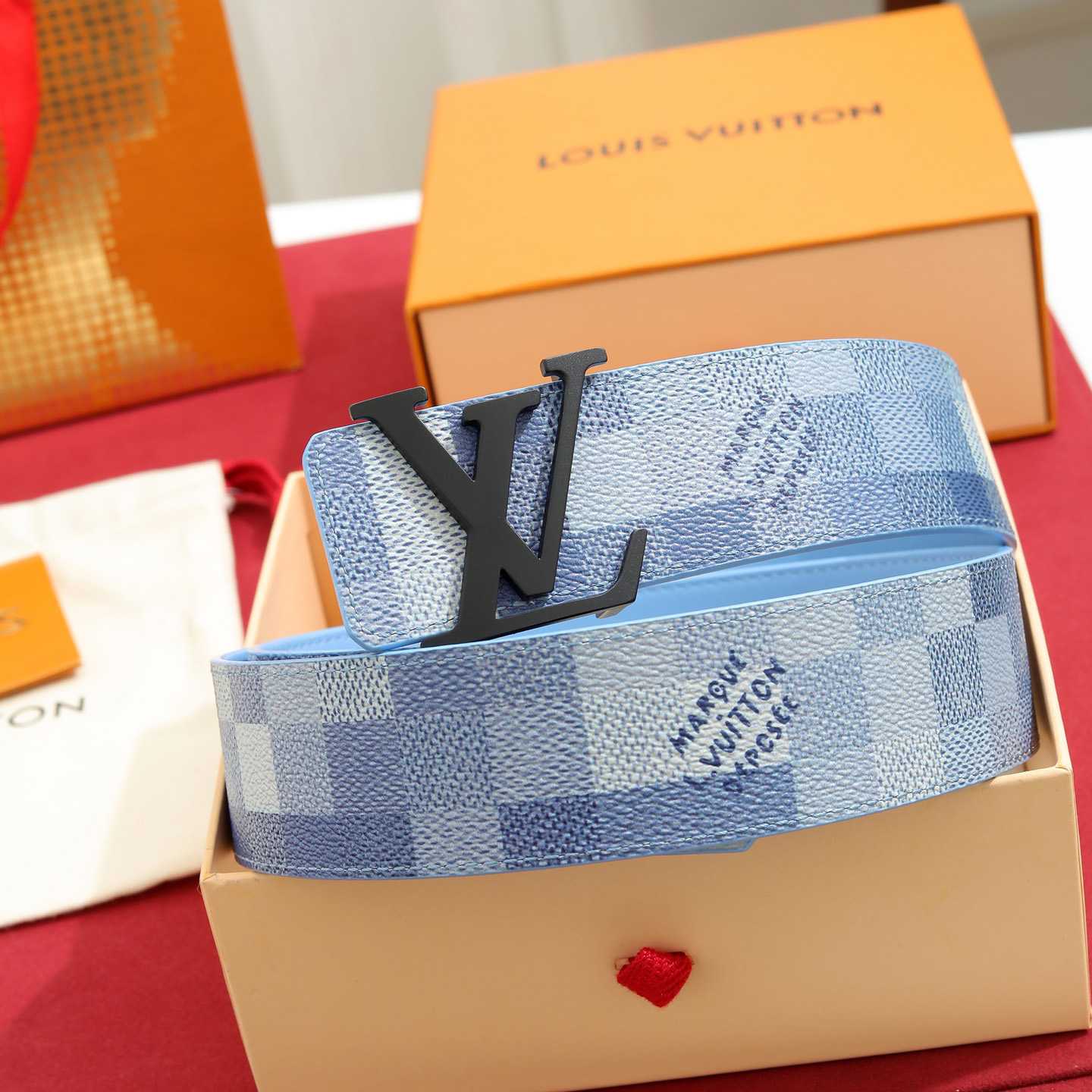 Louis Vuitton LV Initiales Damoflage 40mm Reversible Belt  - DesignerGu