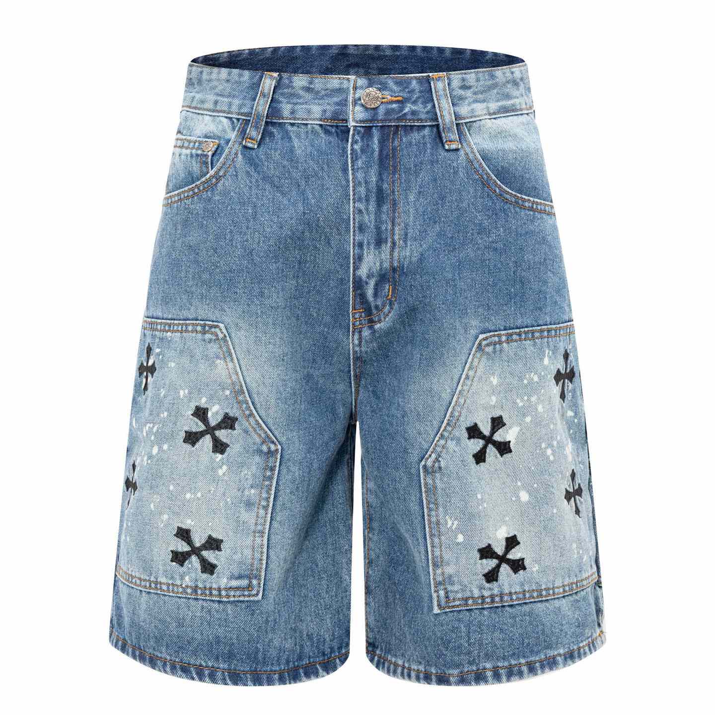 Chrome Hearts Denim Shorts - DesignerGu