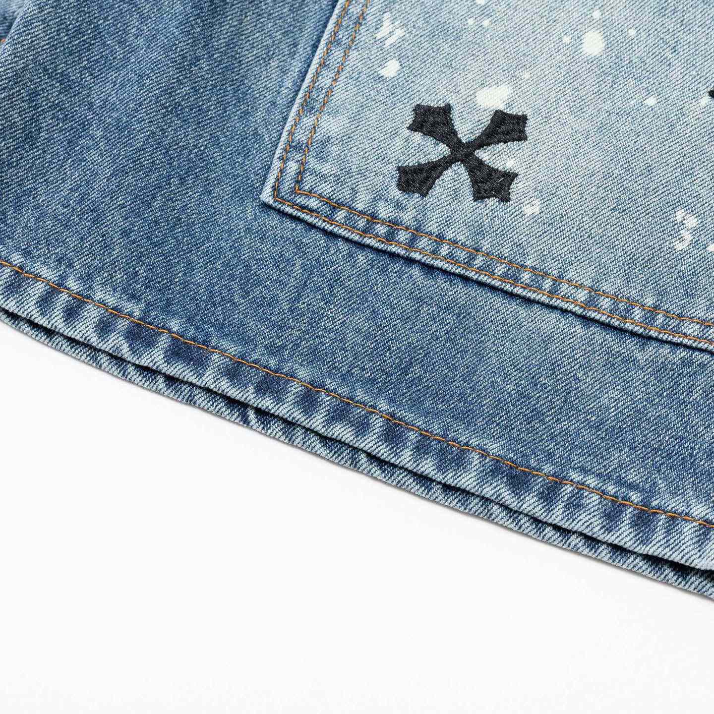 Chrome Hearts Denim Shorts - DesignerGu