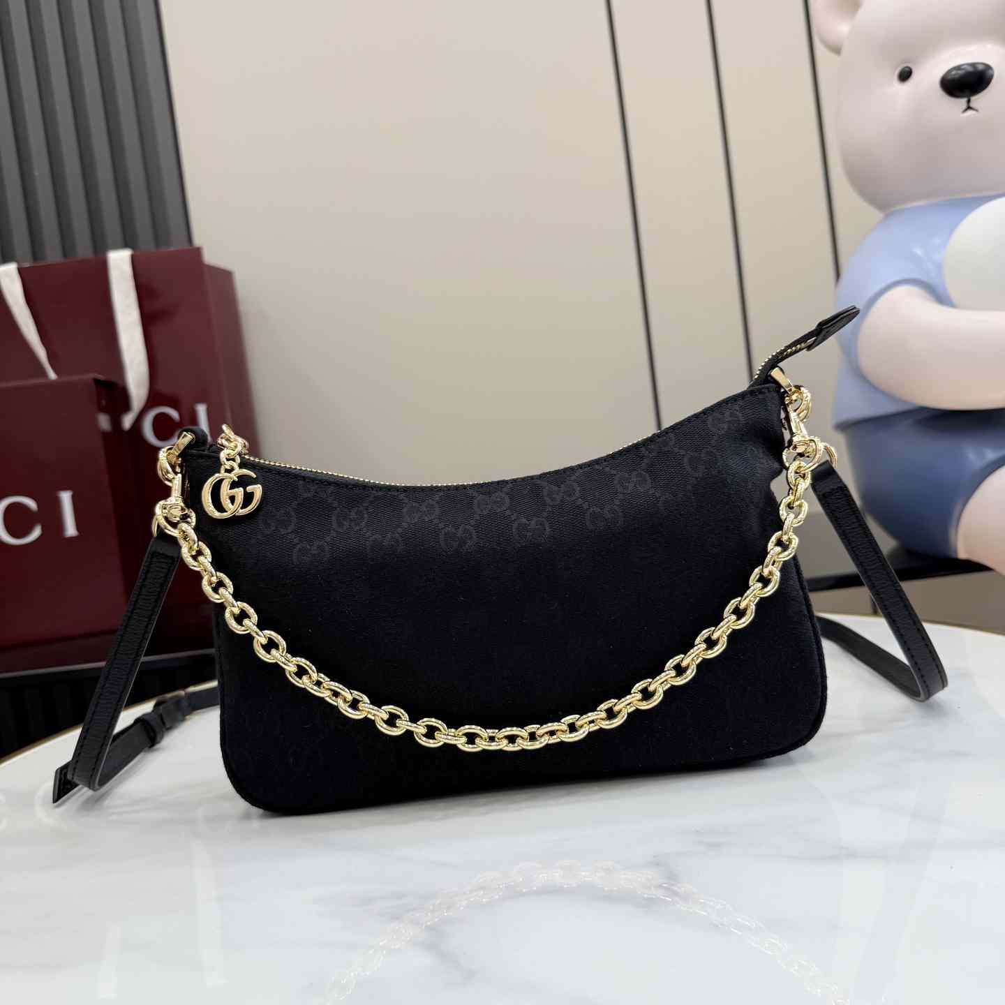 Gucci Lady Lunetta Chain Small Shoulder Bag A0034B - DesignerGu