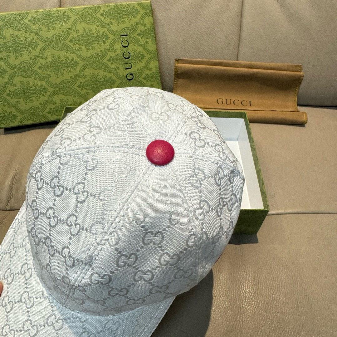 Gucci GG Cotton Canvas Baseball Hat - DesignerGu