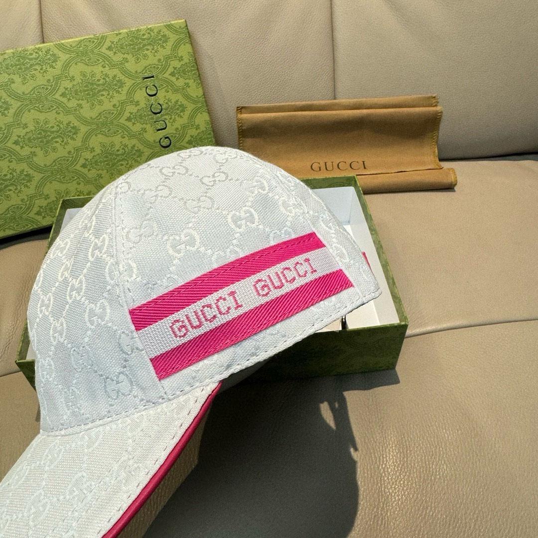 Gucci GG Cotton Canvas Baseball Hat - DesignerGu