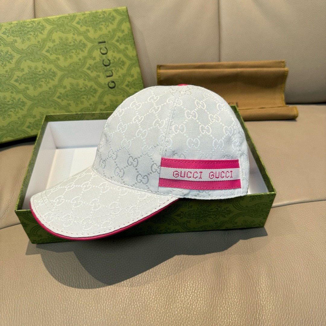 Gucci GG Cotton Canvas Baseball Hat - DesignerGu