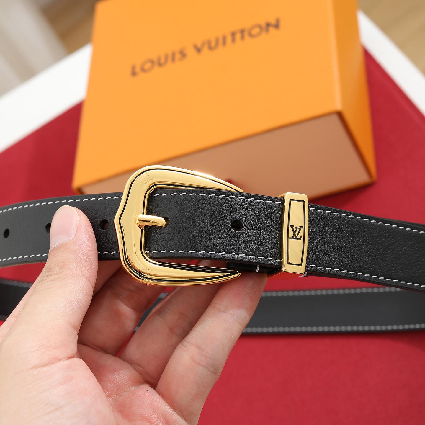 Louis Vuitton LV Dust 25mm Belt - DesignerGu