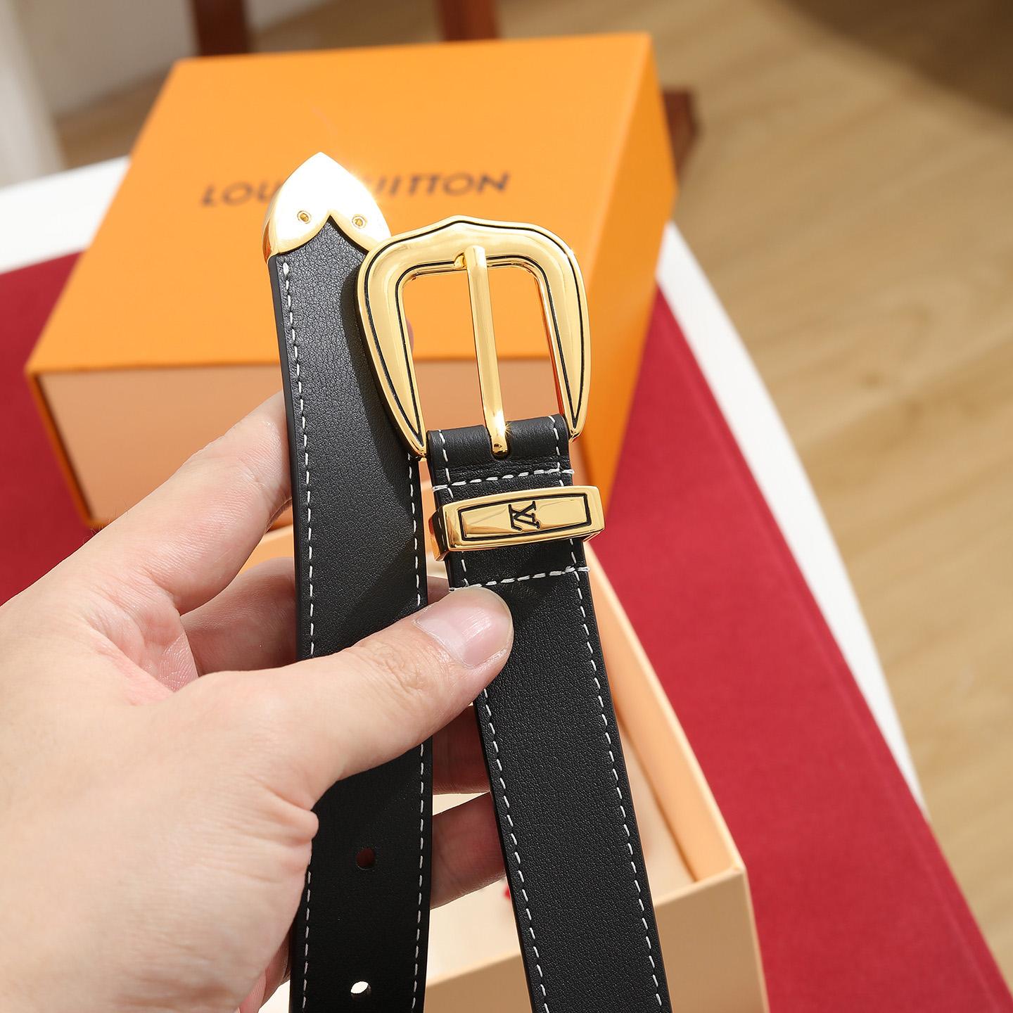 Louis Vuitton LV Dust 25mm Belt - DesignerGu