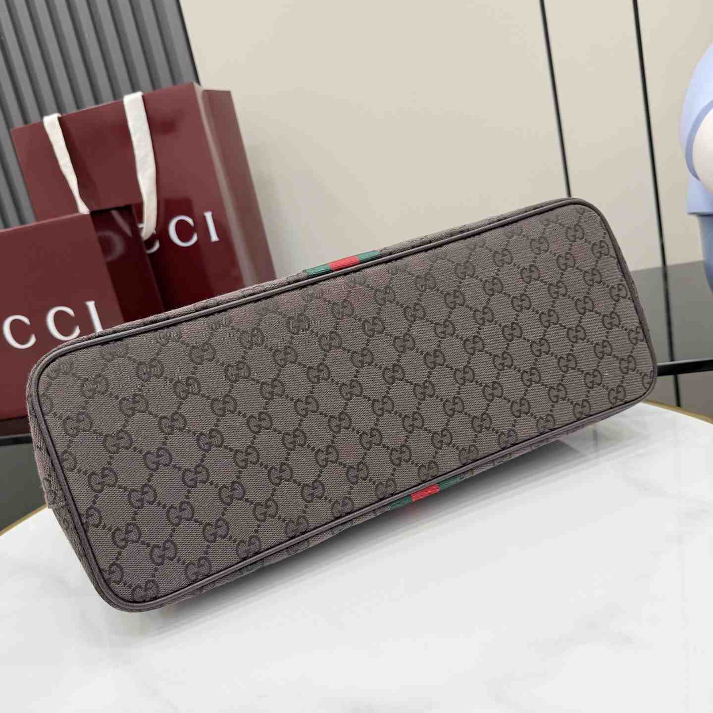 Gucci Large Shoulder Bag With Web A008NS - DesignerGu