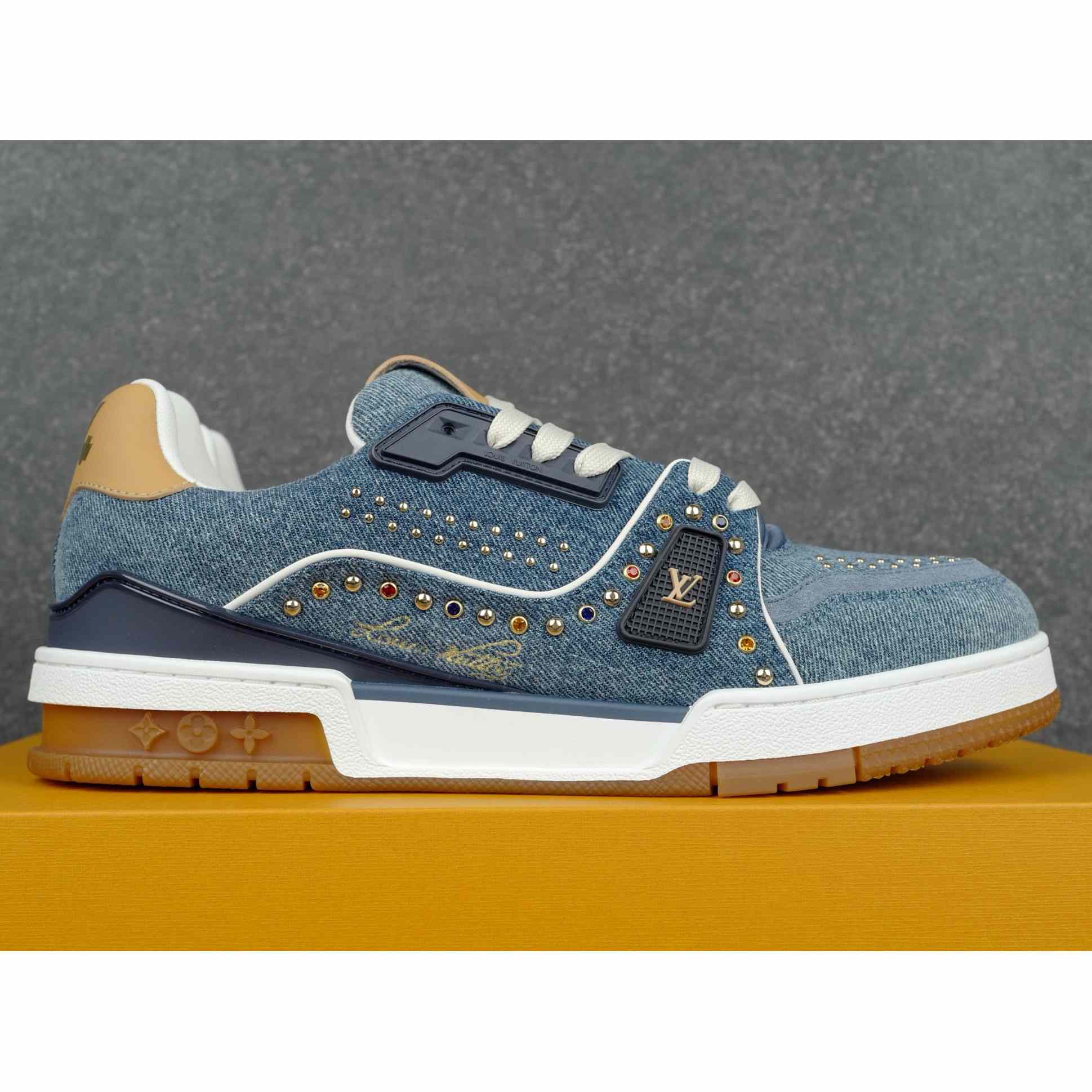 Louis Vuitton LV Trainer Sneaker 1AKCIB（upon uk size） - DesignerGu