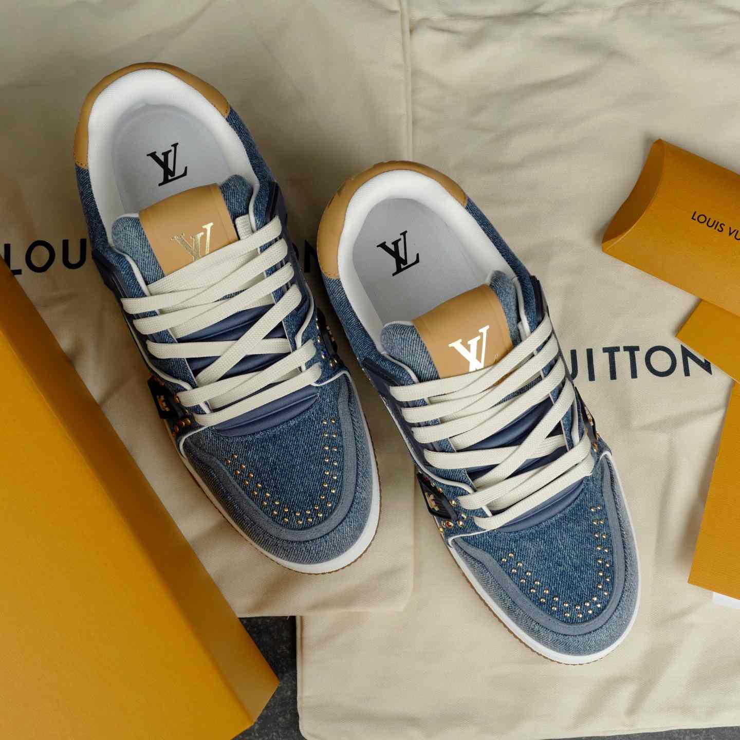 Louis Vuitton LV Trainer Sneaker 1AKCIB（upon uk size） - DesignerGu