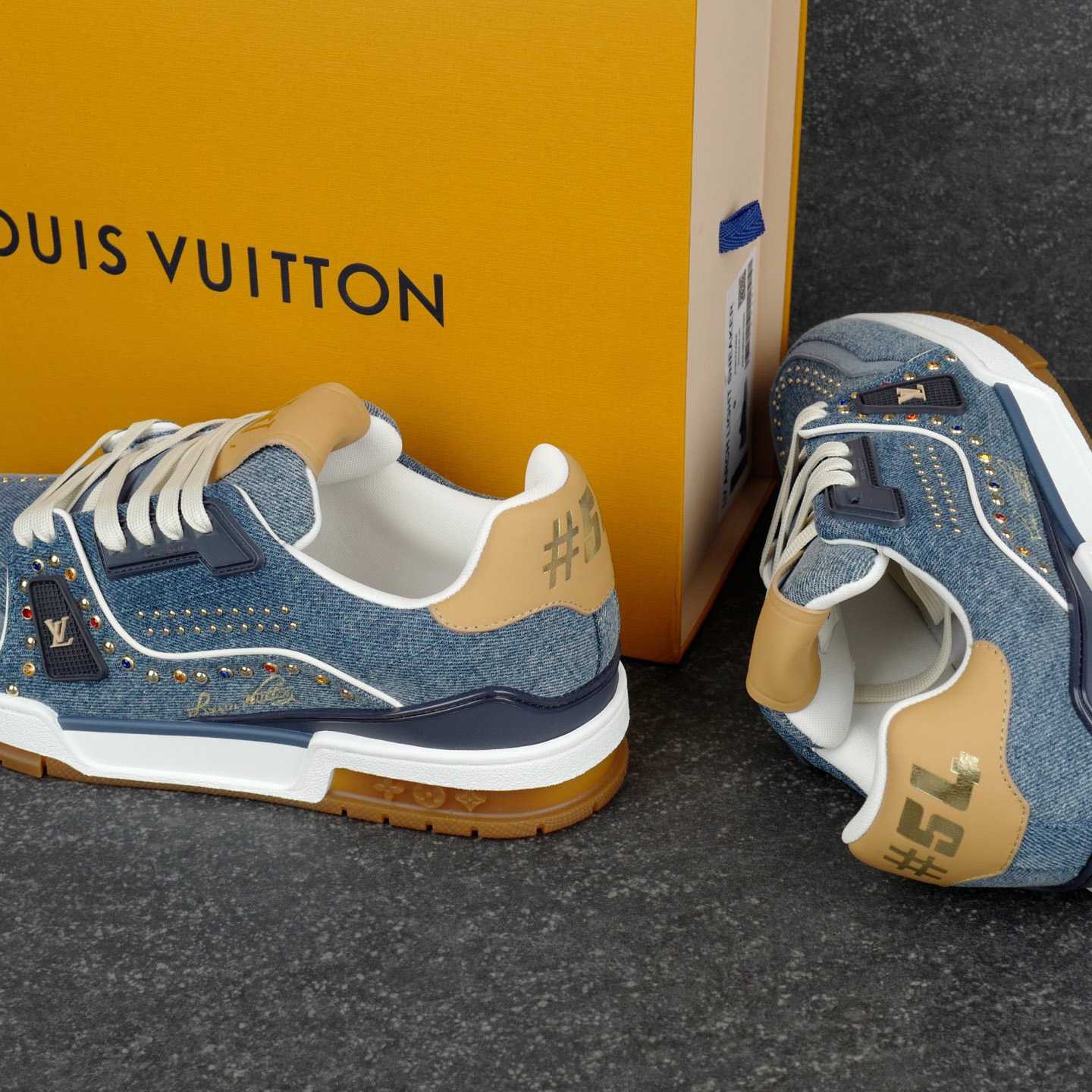 Louis Vuitton LV Trainer Sneaker 1AKCIB（upon uk size） - DesignerGu