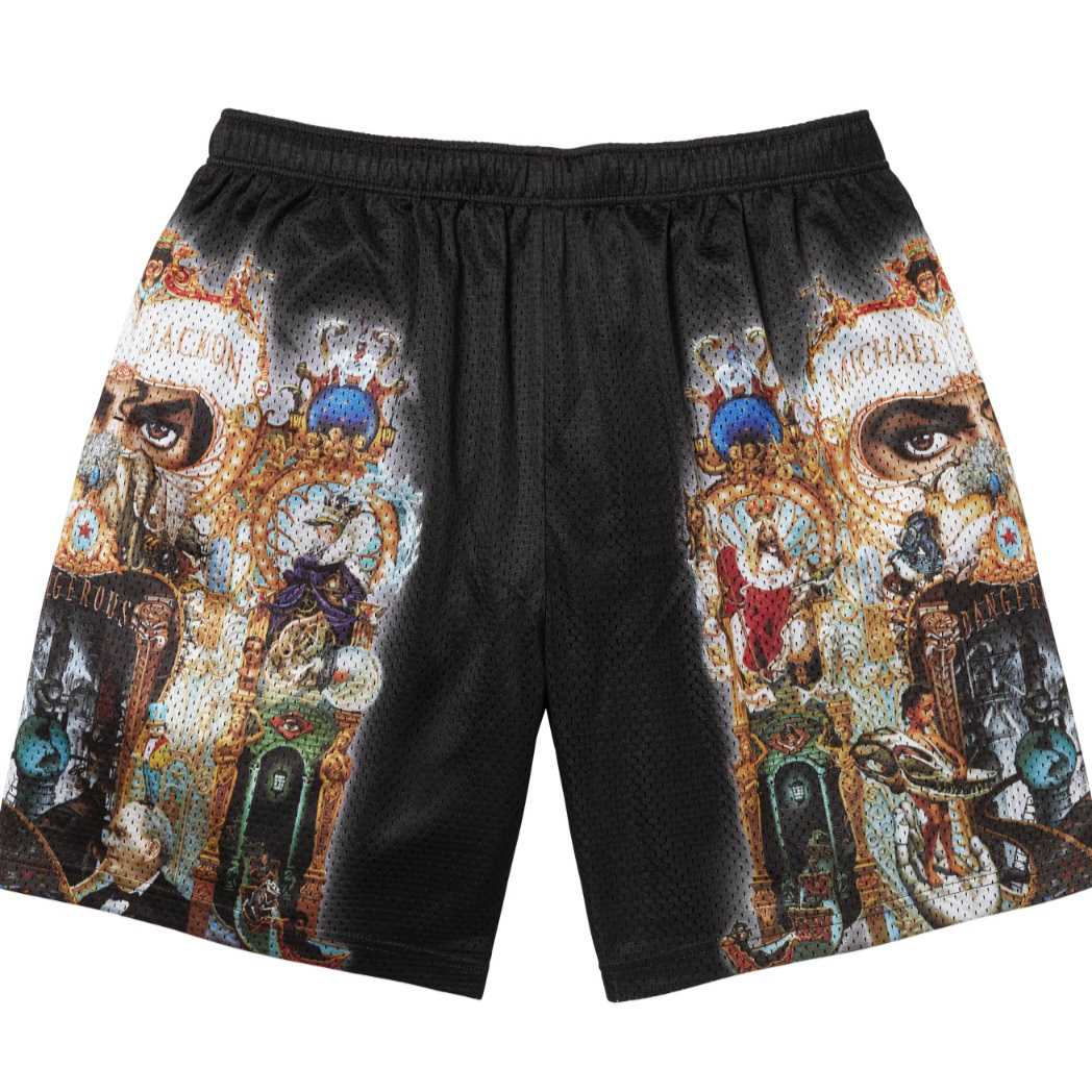 Supreme Michael Jackson Dangerous Mesh Short 'Black' - DesignerGu