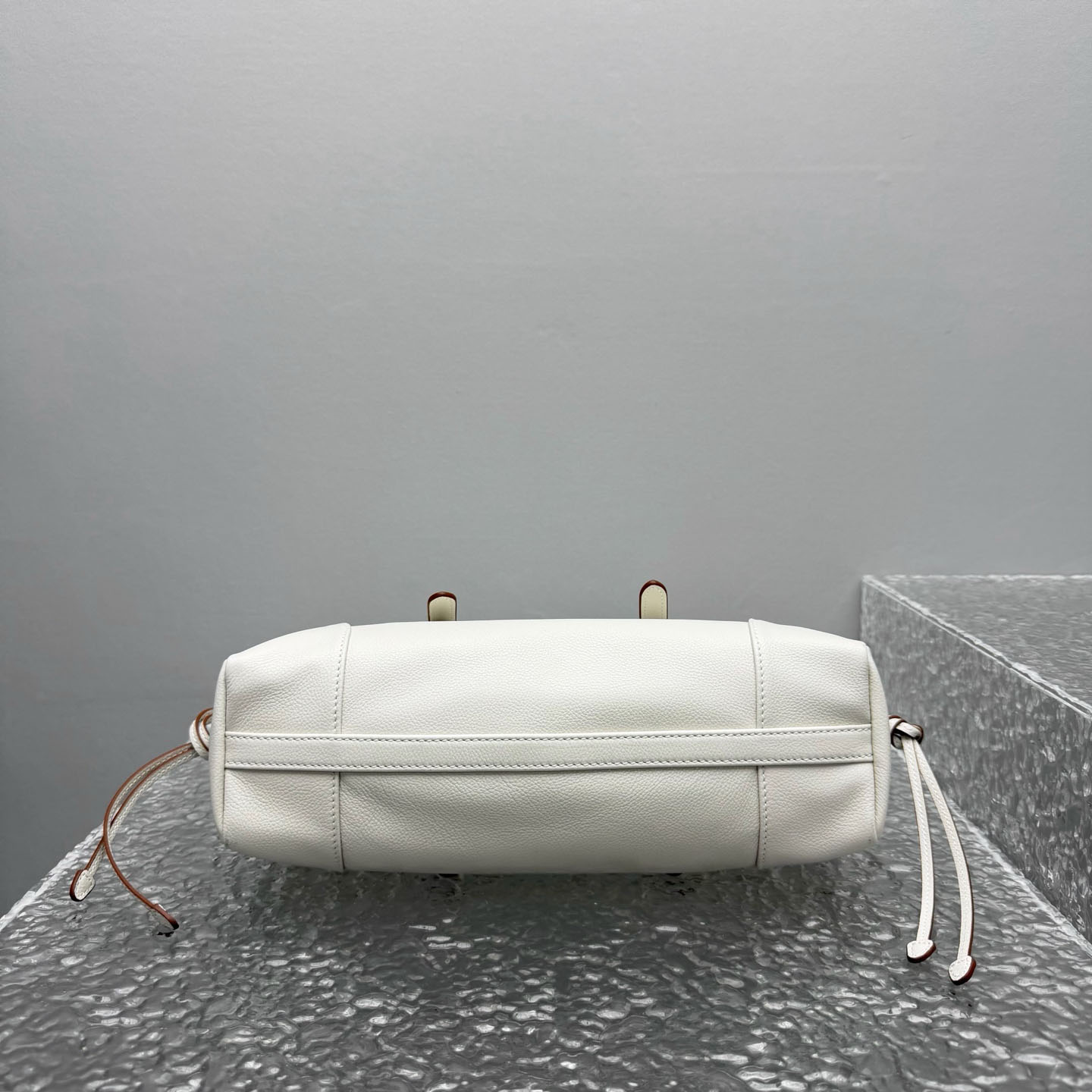 Prada Bonnie Medium Antiqued Leather Tote Bag - DesignerGu