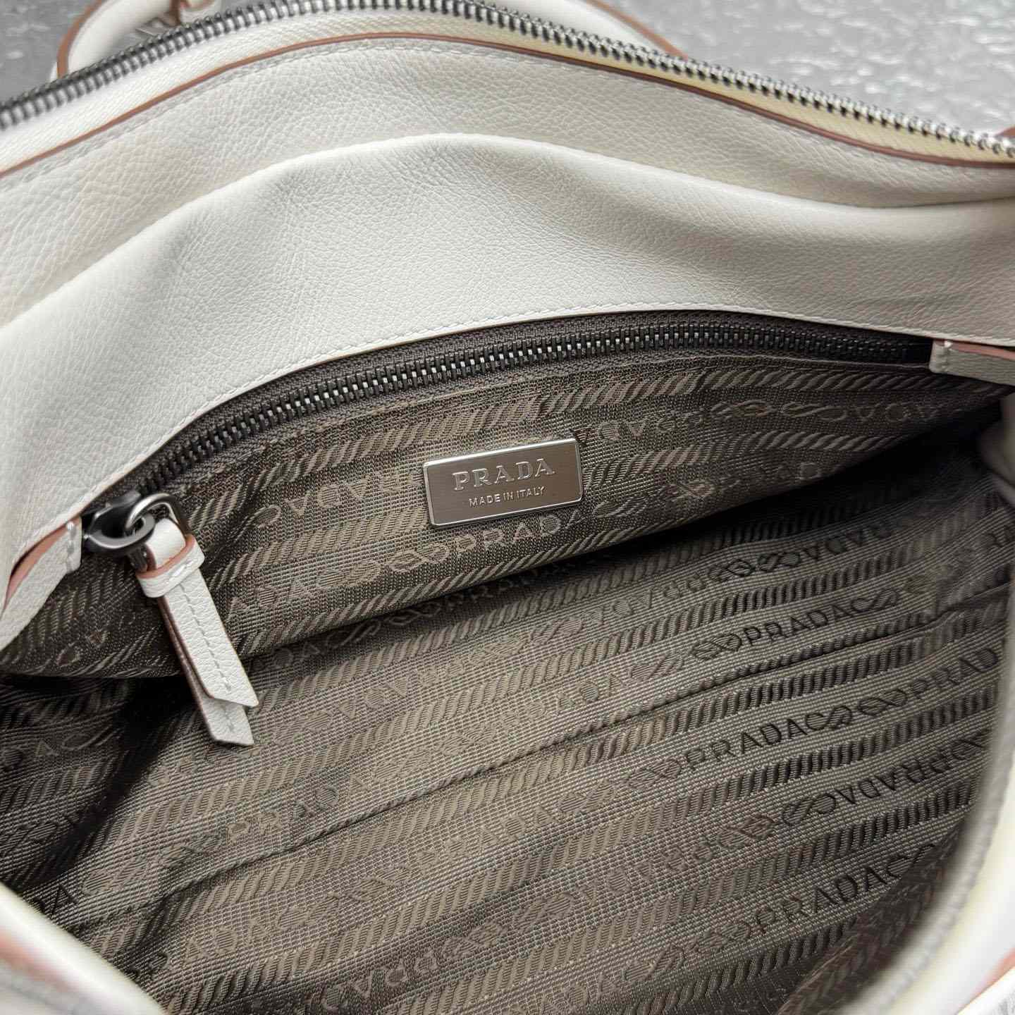 Prada Bonnie Medium Antiqued Leather Tote Bag - DesignerGu