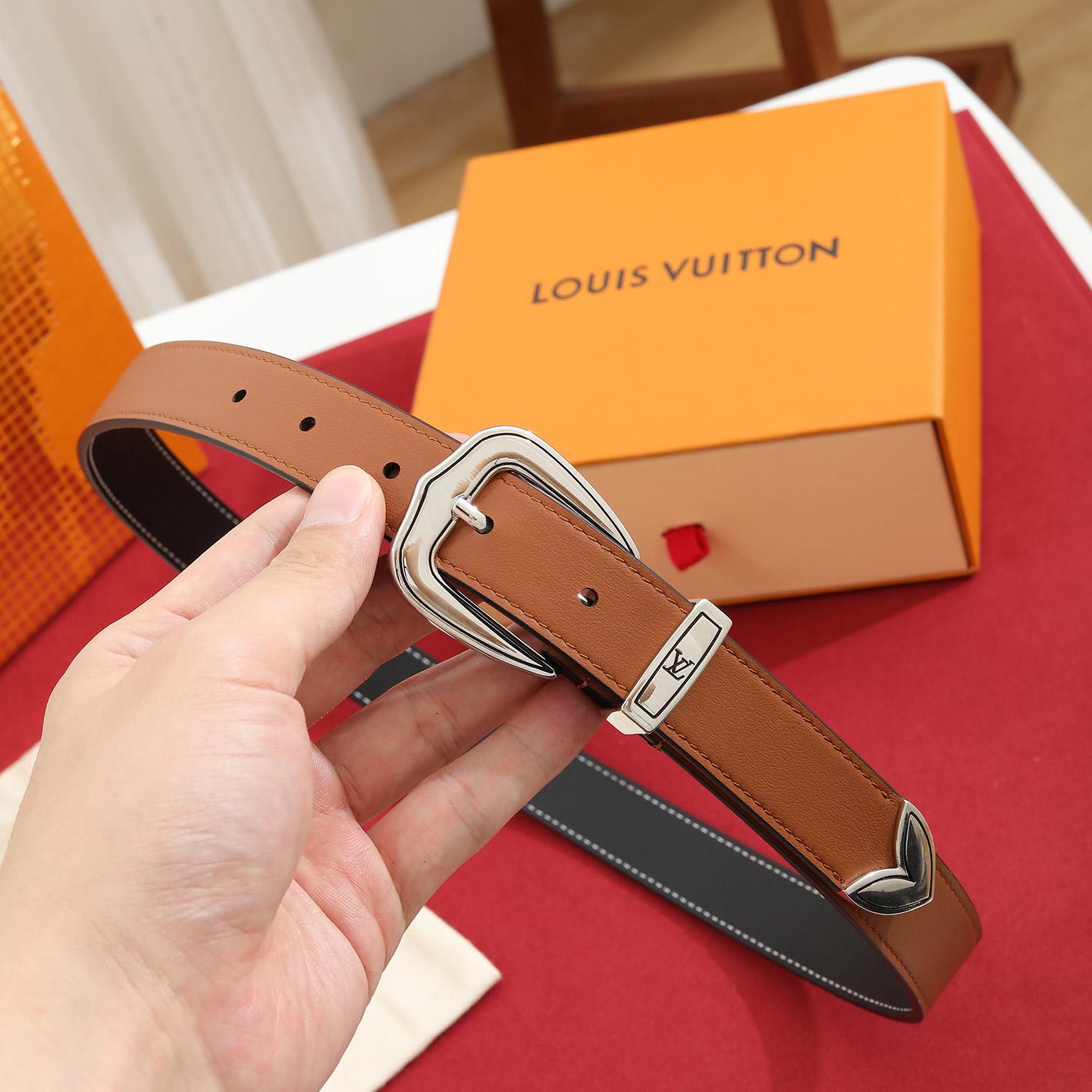 Louis Vuitton LV Dust 25mm Belt - DesignerGu
