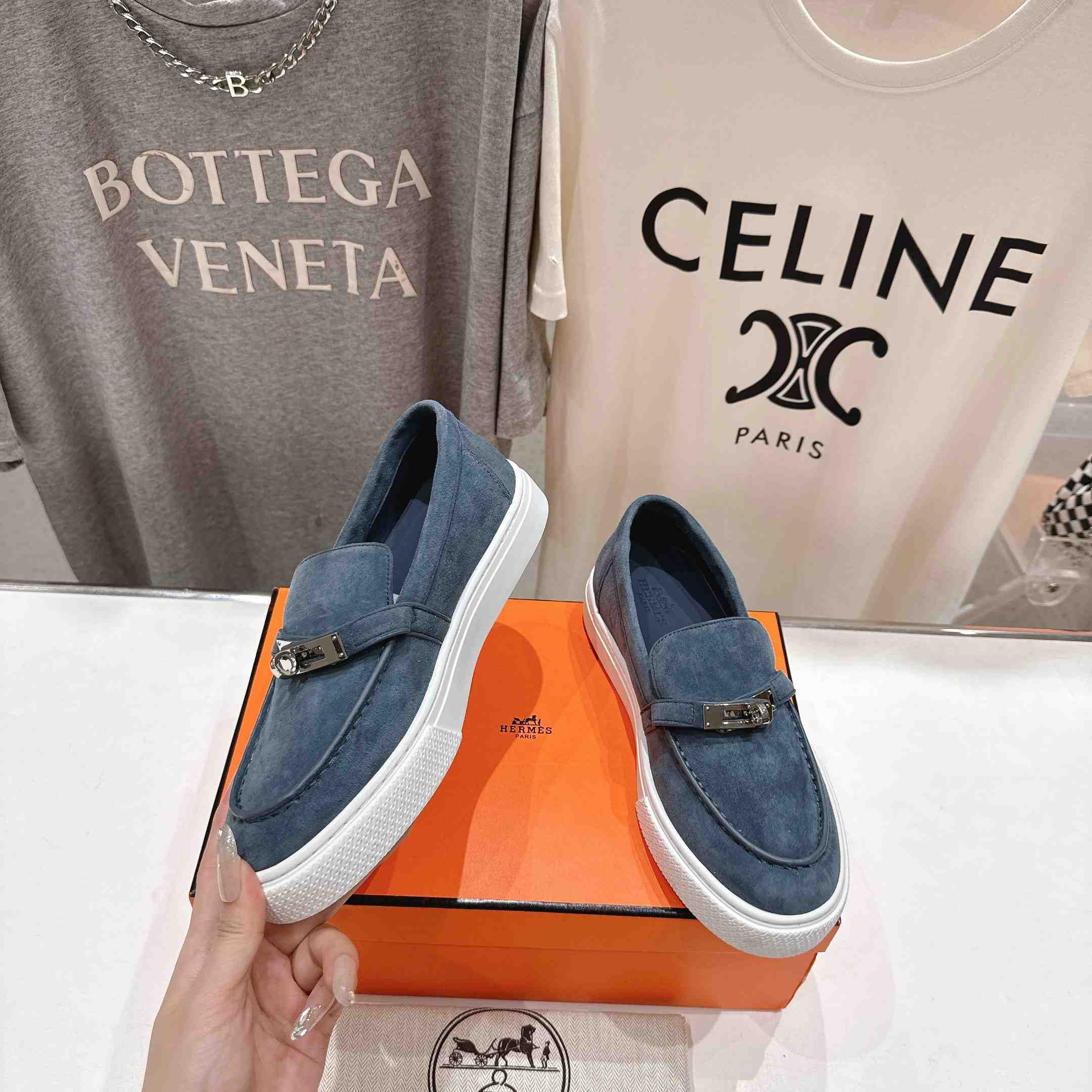 Hermes Game Slip-On Sneaker - DesignerGu