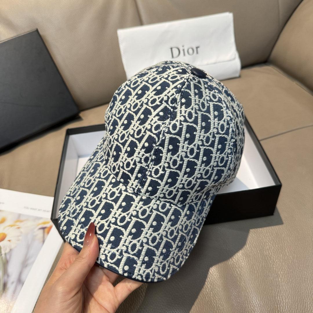 Dior Oblique D-Player Cap - DesignerGu