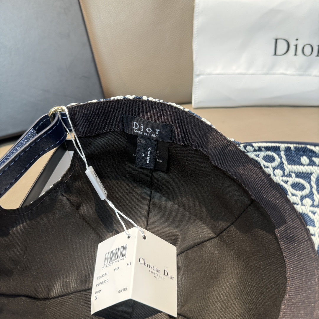 Dior Oblique D-Player Cap - DesignerGu
