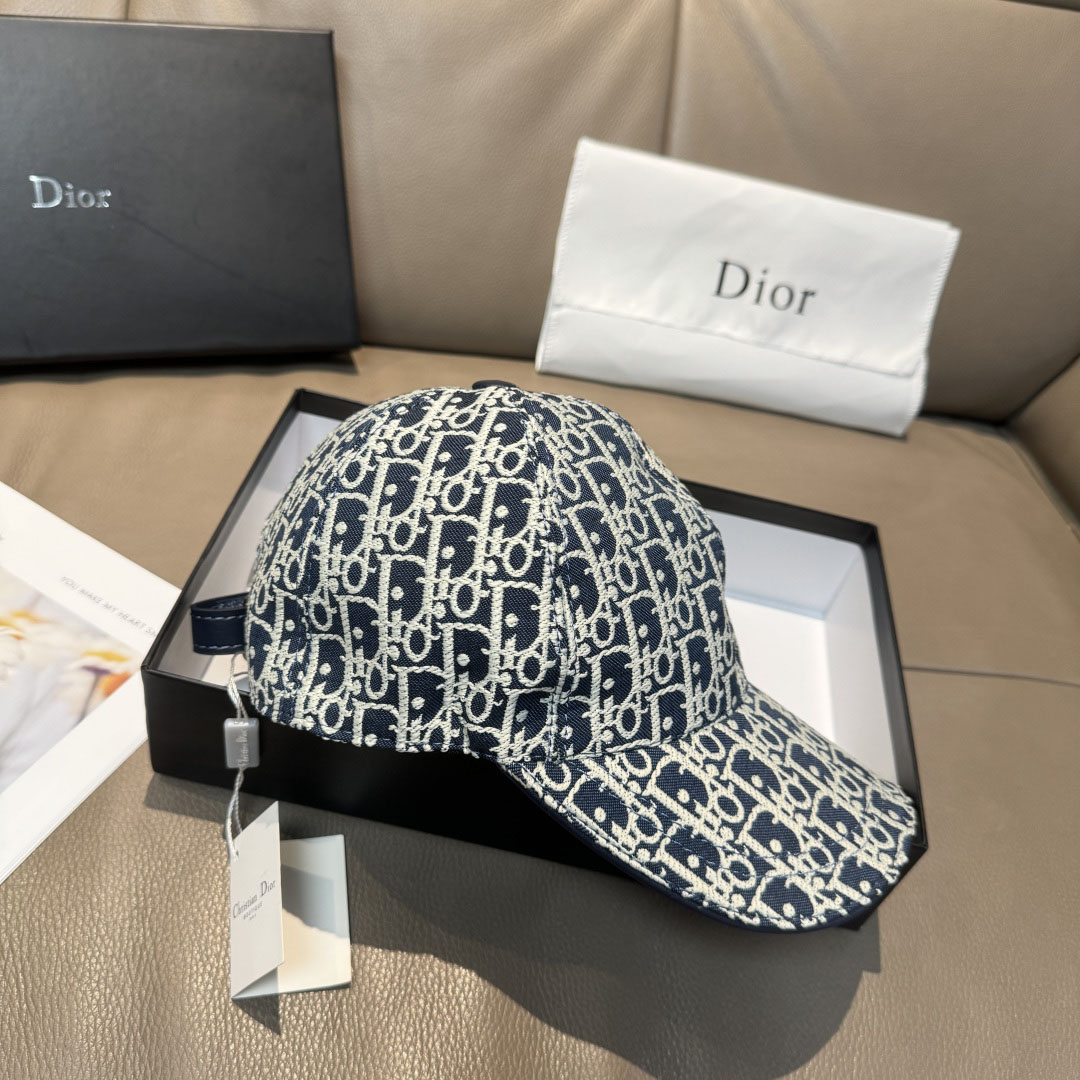 Dior Oblique D-Player Cap - DesignerGu